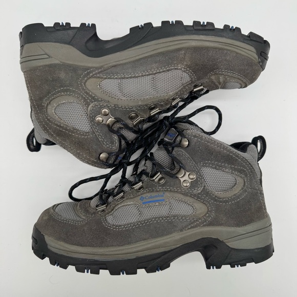 Columbia Hilltop Ridge Gray Lace Up Hiking Boot Size 7 - Picture 9 of 13